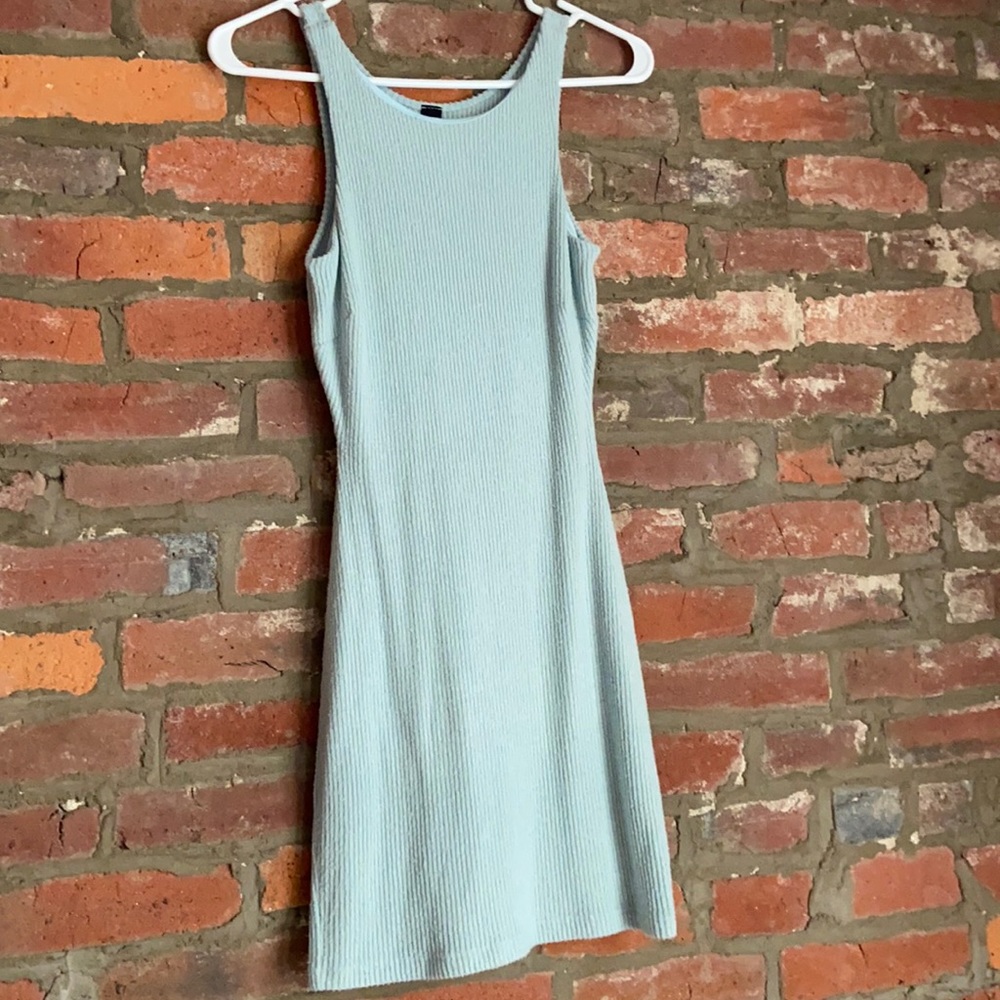 Baby blue dress